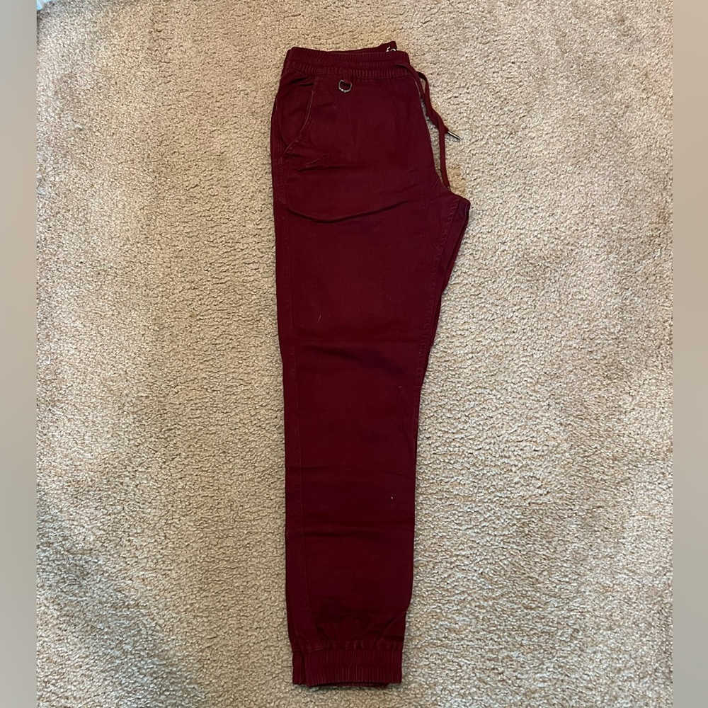 Maroon Men’s Size 34 Publish Brand Joggers
